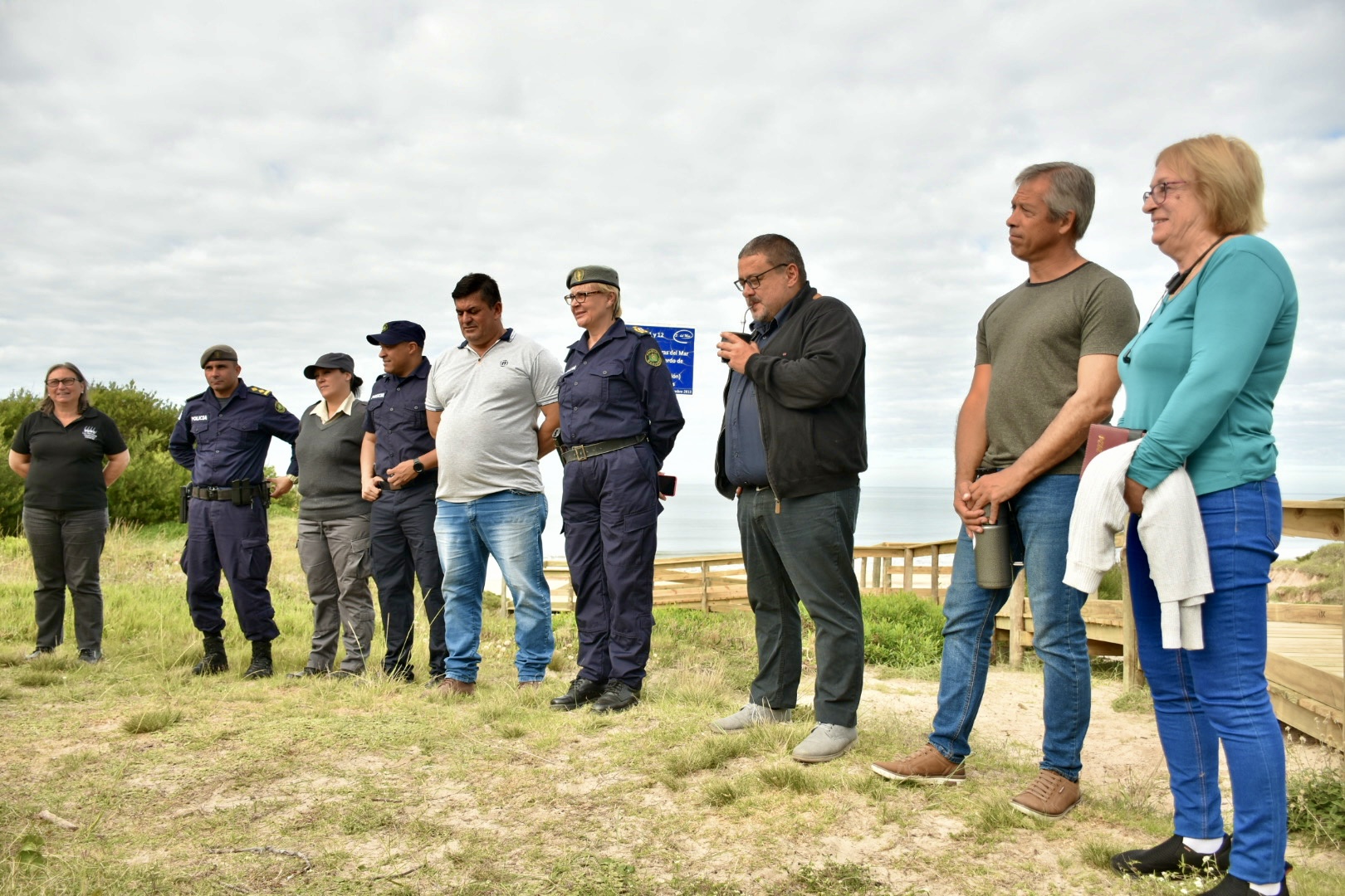 Una nueva bajada accesible en Balneario Sierras del Mar del municipio de La Floresta ·