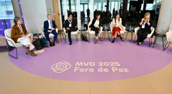 Intendenta Garrido expuso en el Foro Mundial de Ciudades y Territorios de Paz