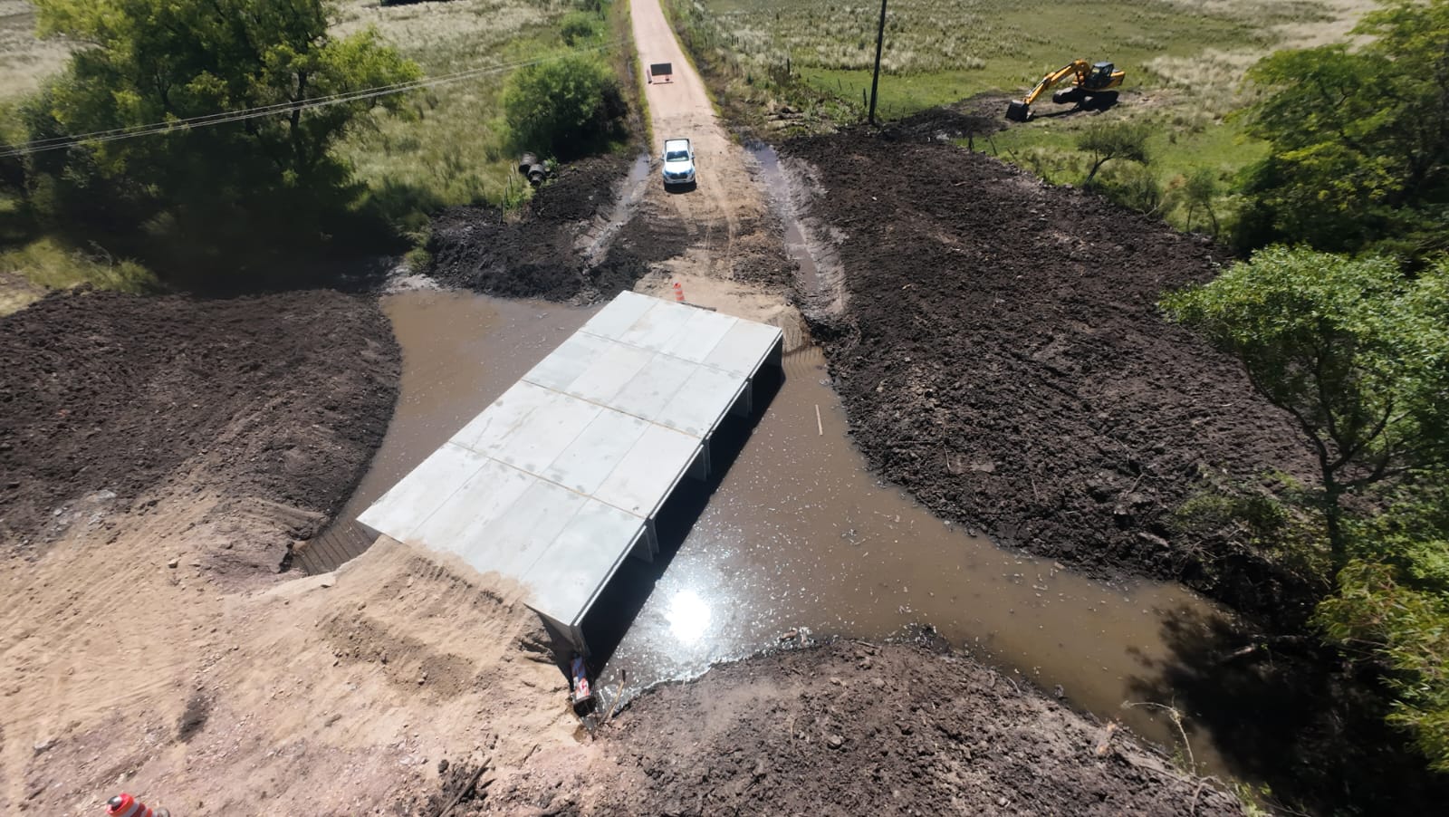 Canelones fortalece su infraestructura vial e hidráulica con nuevos puentes y dovelas