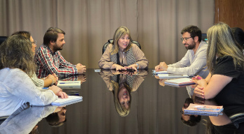 Intendenta recibió a las nuevas autoridades de los hospitales de ASSE del departamento