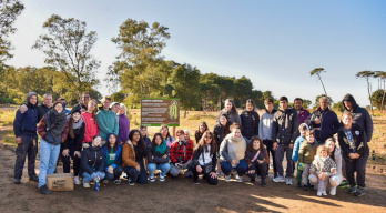 Intendencia, Ministerio de Ambiente y grupos vecinales recuperan sector del Parque Roosevelt