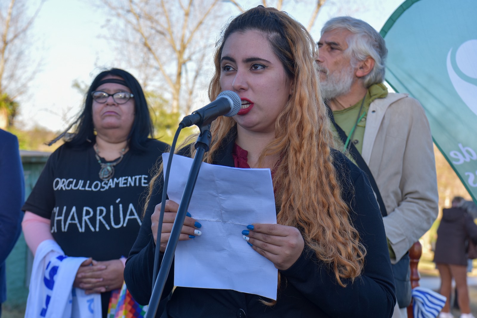 Reinauguración del Sendero Melchora Cuenca en el parque Artigas de Las Piedras