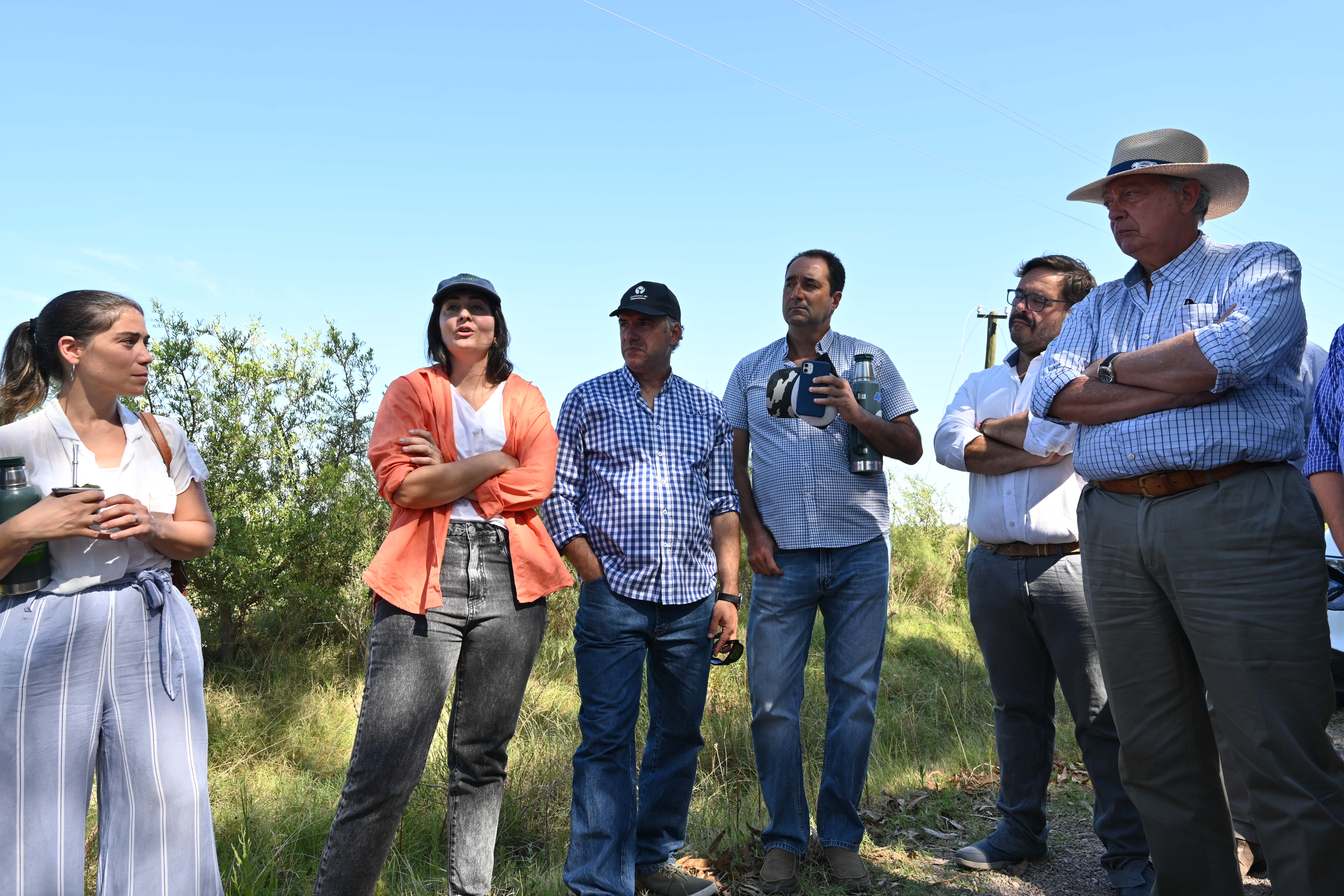 Intendente Orsi junto a autoridades nacionales y departamentales recorrieron el noreste y santoral canario evaluando el déficit hídrico 