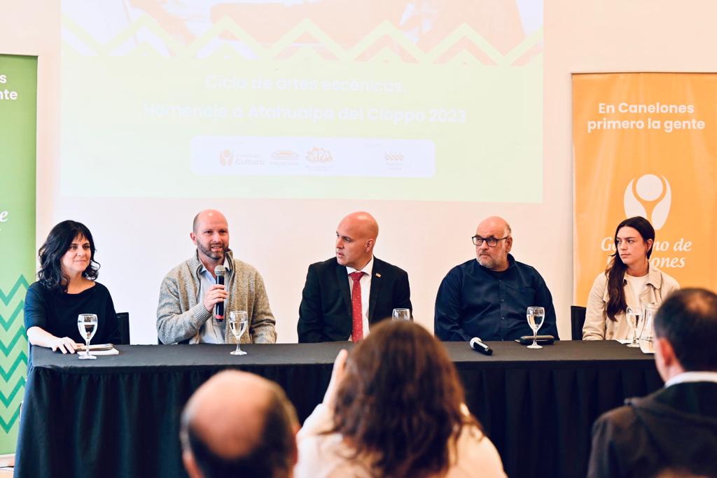 Se realizó el lanzamiento de ciclo teatral en homenaje a Atahualpa del Cioppo que recorrerá todo el departamento