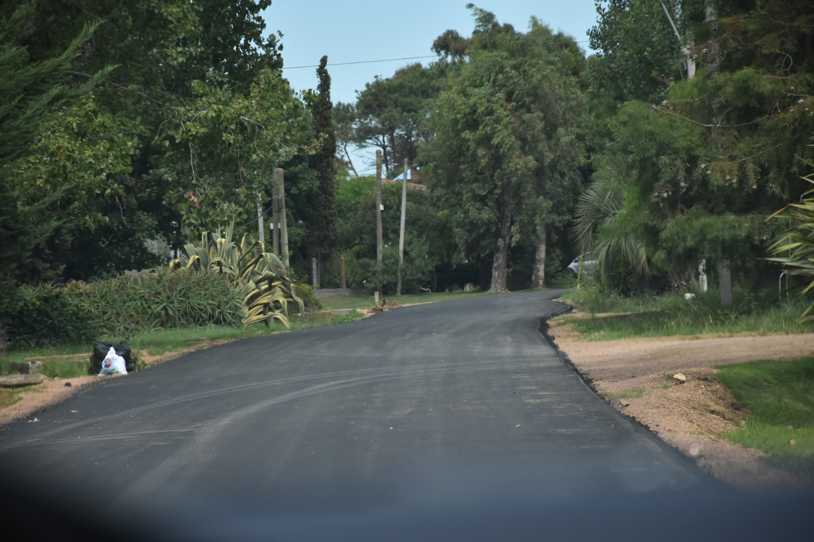 Avanzan obras de infraestructura vial en la calle Stella Maris de Ciudad de la Costa