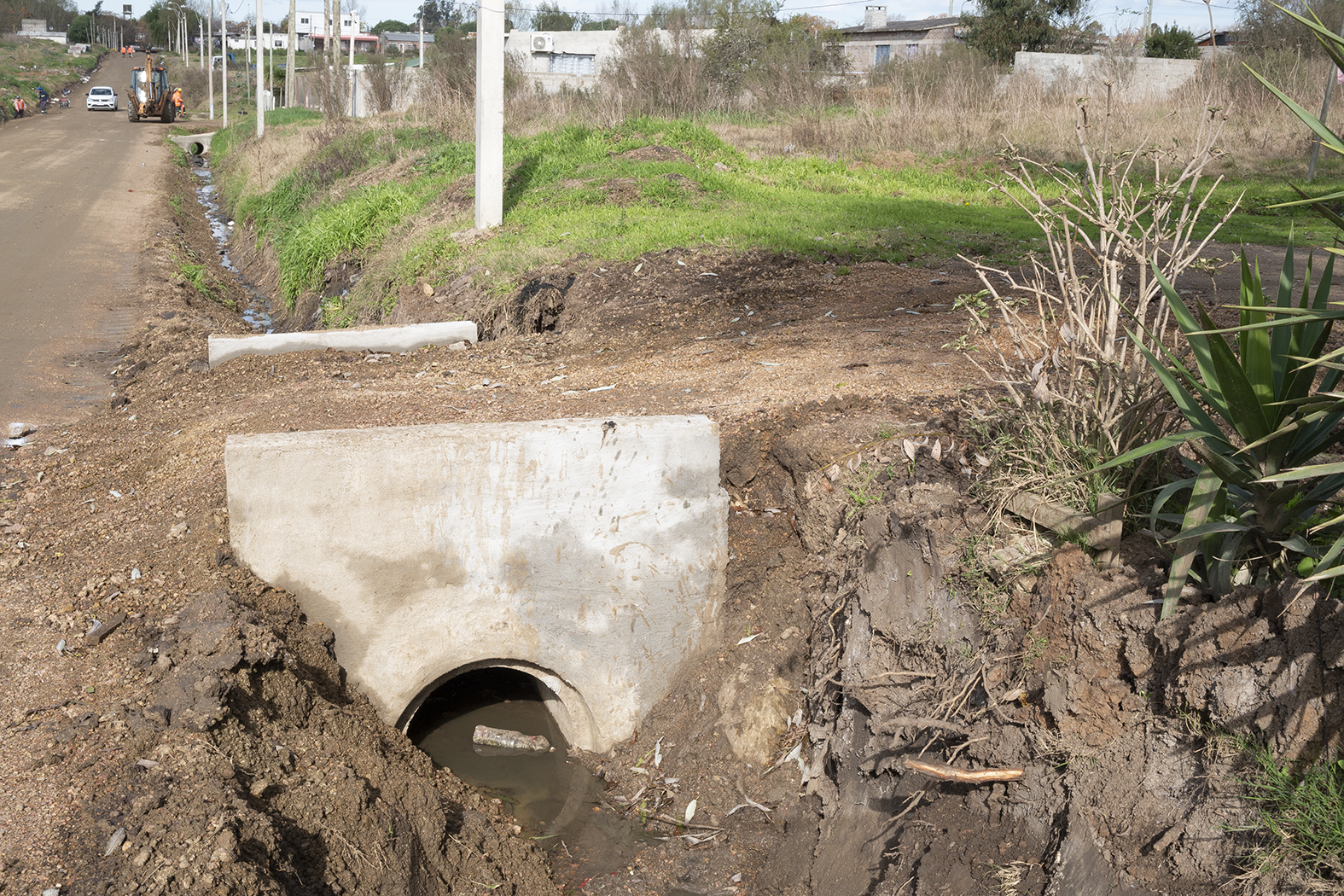 Avanzan las obras de pavimentación en Jardines de Campisteguy y Juana de Arco en el Municipio de Las Piedras