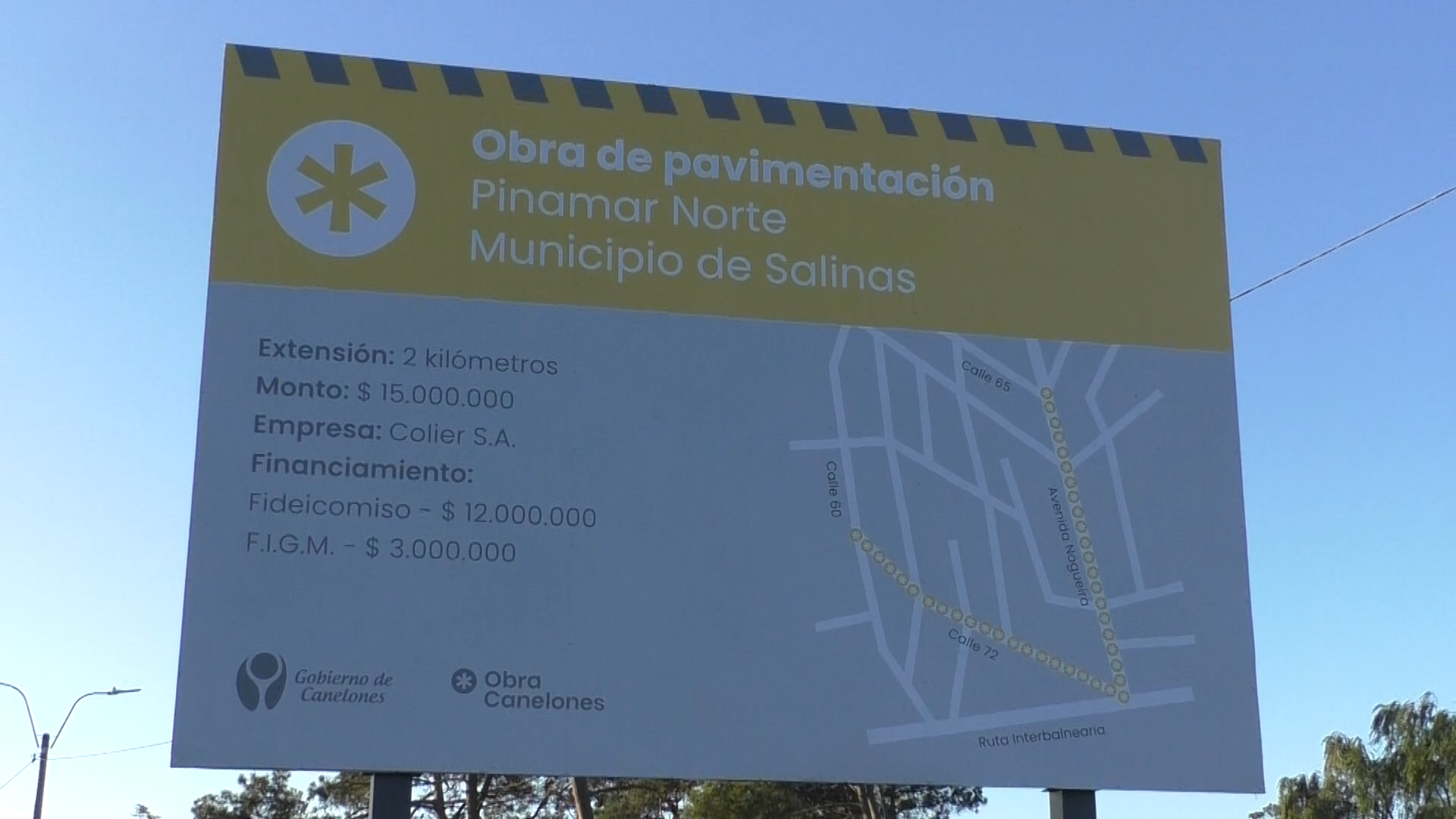 Se inauguraron las obras de pavimentación y pluviales de Pinamar norte con una inversión de $ 15.000.000