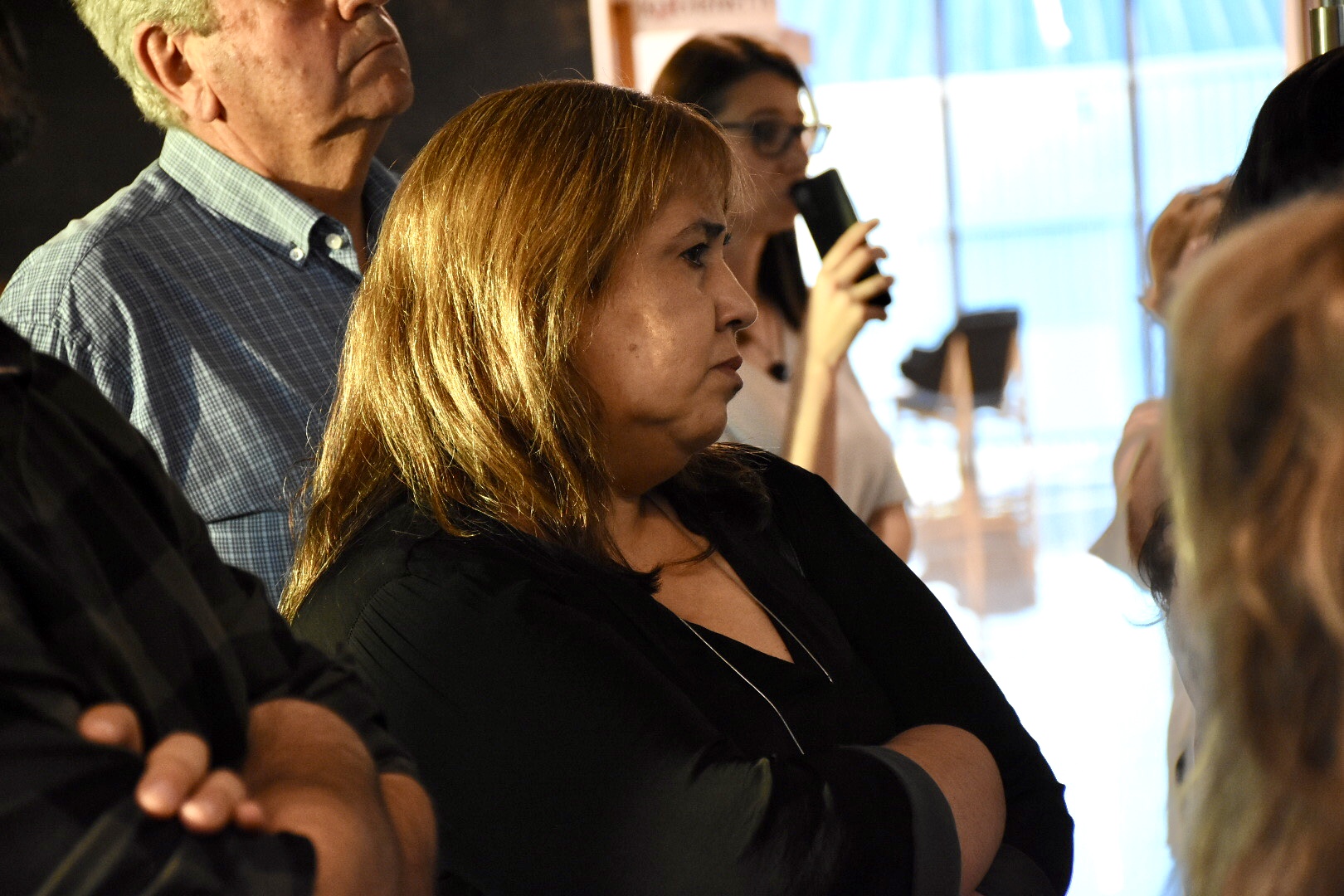 Directora de Salud de la Intendencia de Canelones, Aracelis Delgado,  en la presentación del avance de obras del Centro de Rehabilitación del Sur 