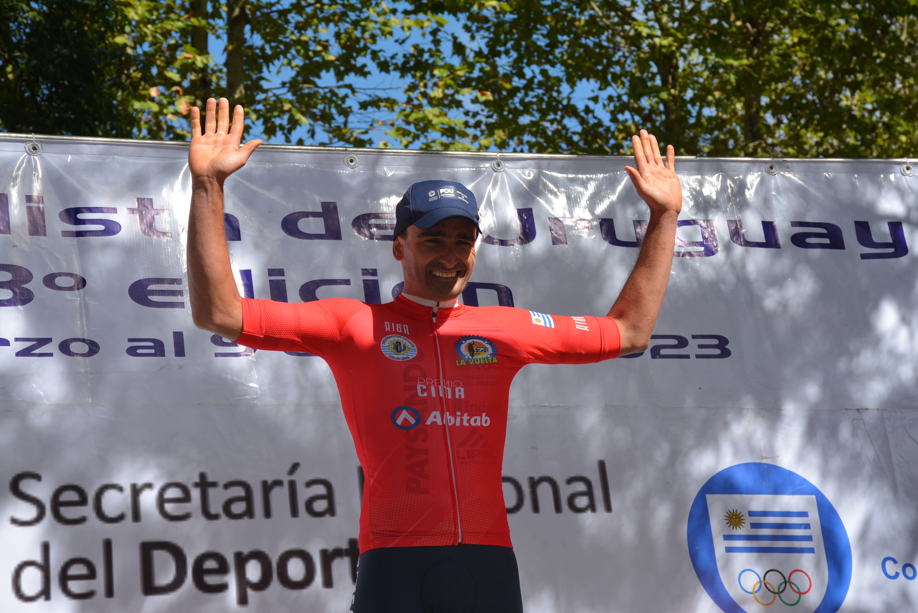 Vuelta Ciclista 2023: llegada de la primera etapa y podio en ciudad de Canelones