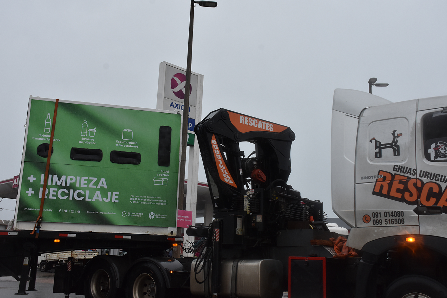 Gobierno de Canelones instaló cuatro nuevos Ecopuntos en Ciudad de la Costa y Nicolich