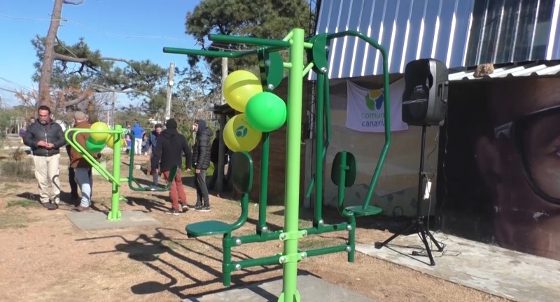 Inauguración de estación saludable en Cuchilla Alta 