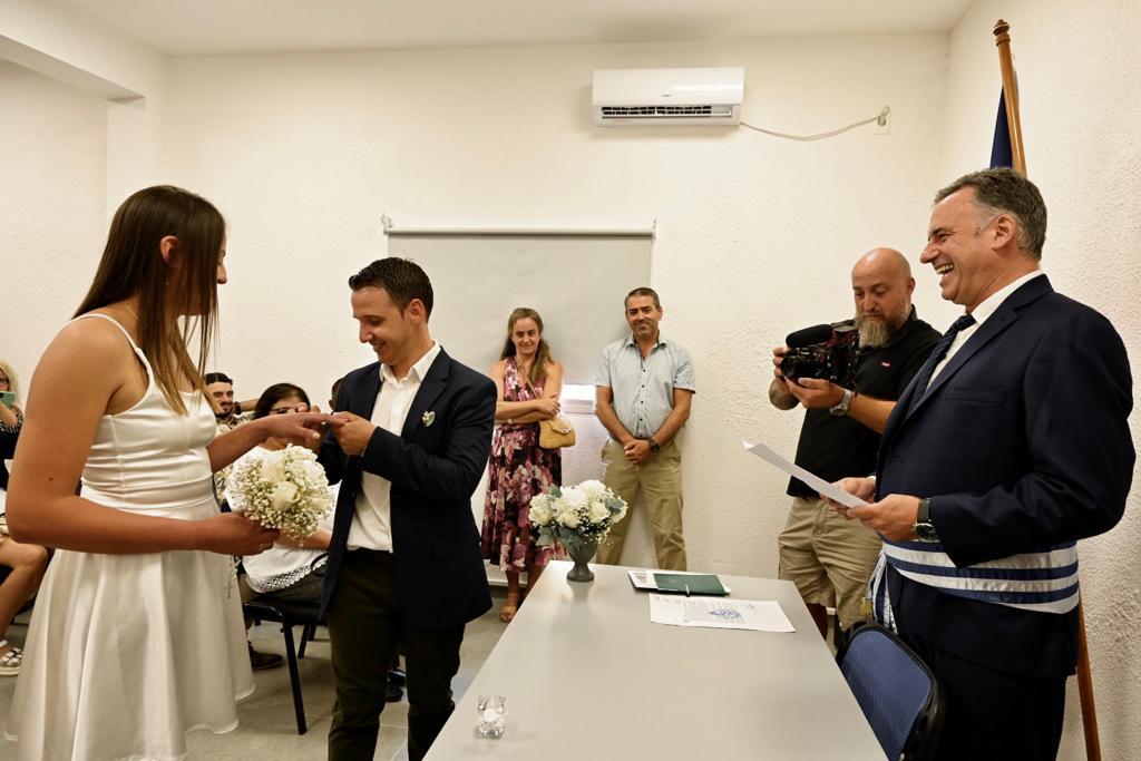 Intendente Orsi ofició su primer casamiento en la localidad de San Jacinto 