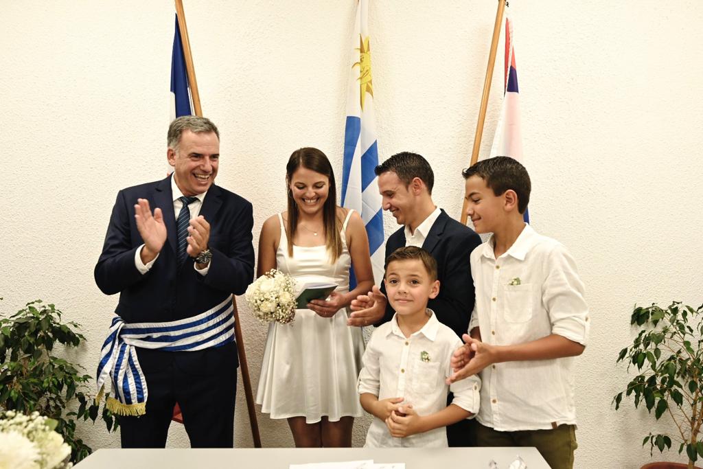 Intendente Orsi ofició su primer casamiento en la localidad de San Jacinto 
