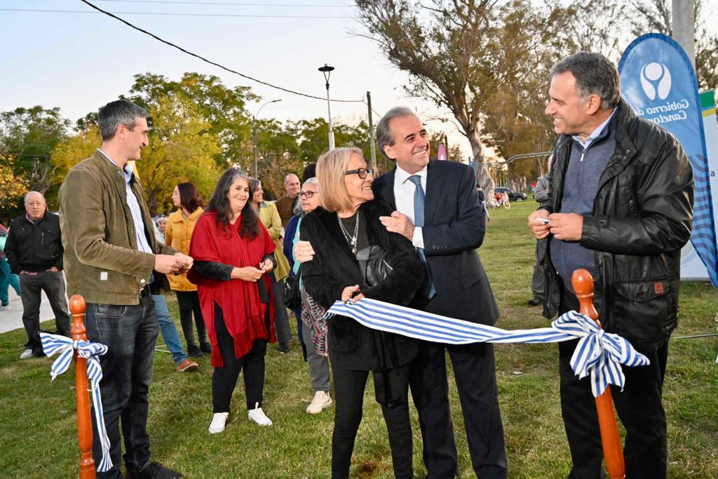 Se inauguraron importantes obras en el parque Clemente Estable de Santa Lucía