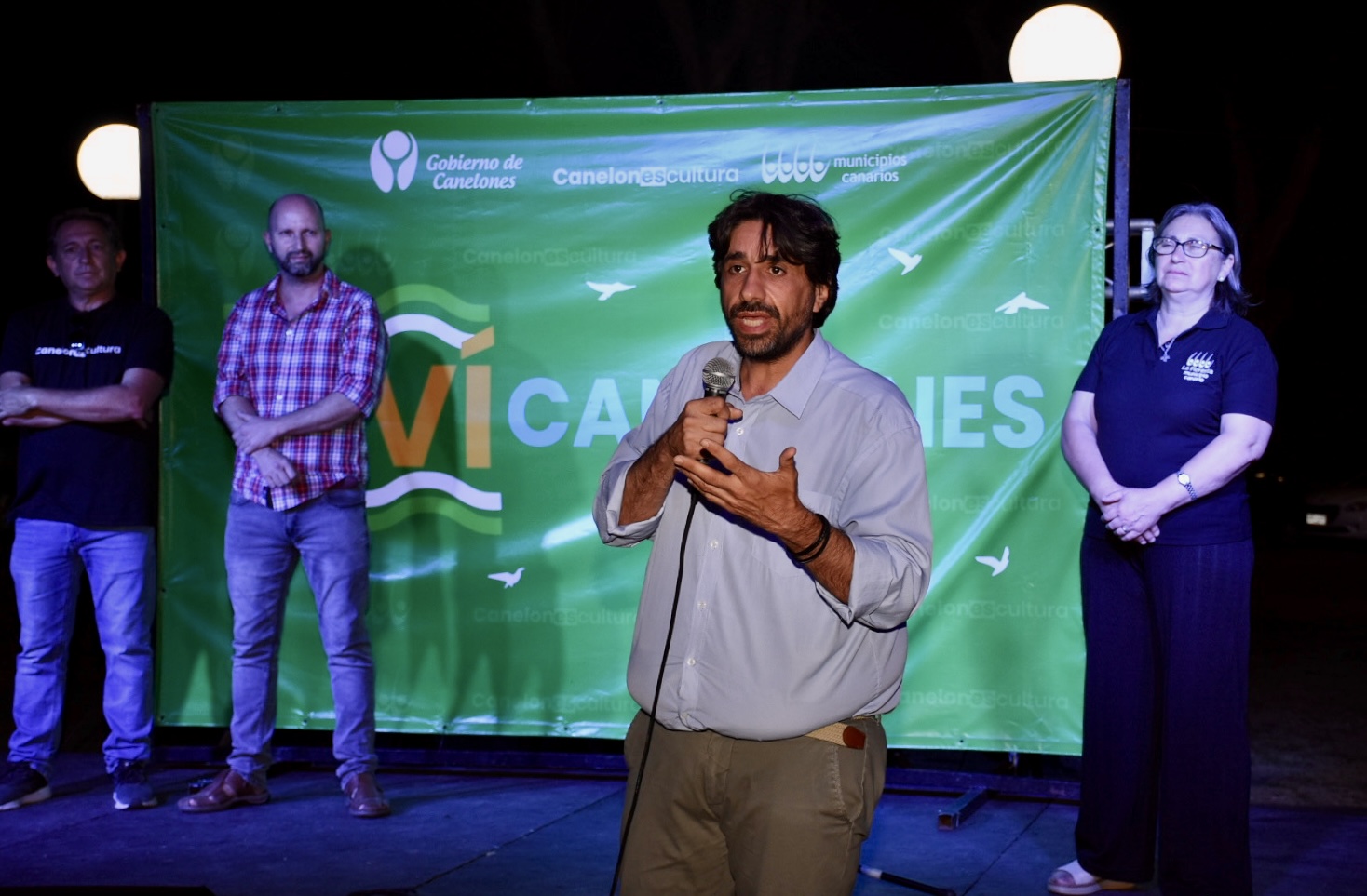 Oratoria del Intendente interino de Canelones, Marcelo Metediera, en la apertura de Viví Canelones en Costa Azul