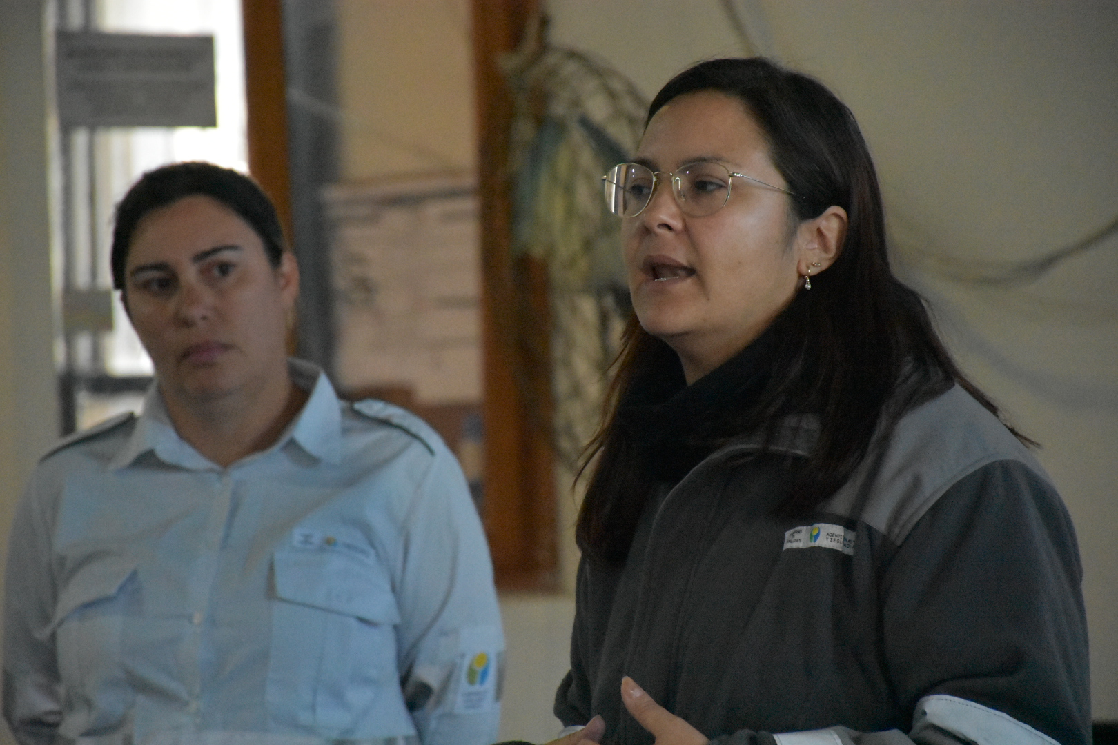Inspectoras de Tránsito integrantes de la Unidad de Promoción de la Seguridad Vial
