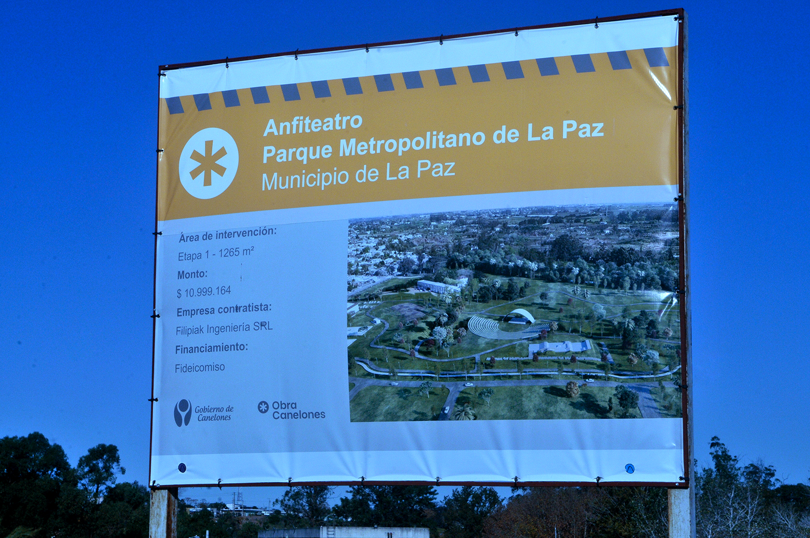 Avanzan las obras de construcción del Anfiteatro del Parque Metropolitano de La Paz