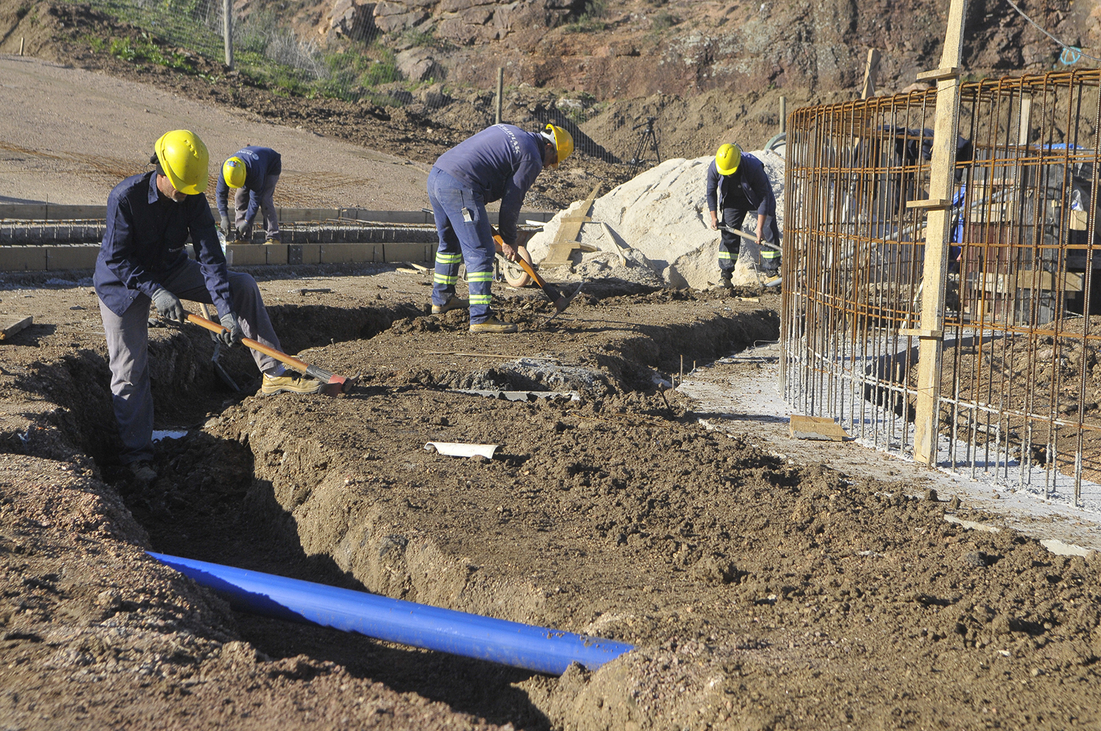 Avanzan las obras de construcción del Anfiteatro del Parque Metropolitano de La Paz