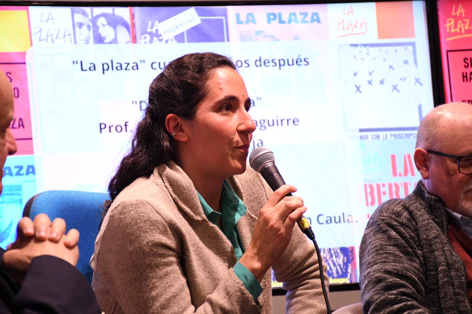Natalia Uval, Perdiodista y docente de la Facultad de Información y Comunicación.