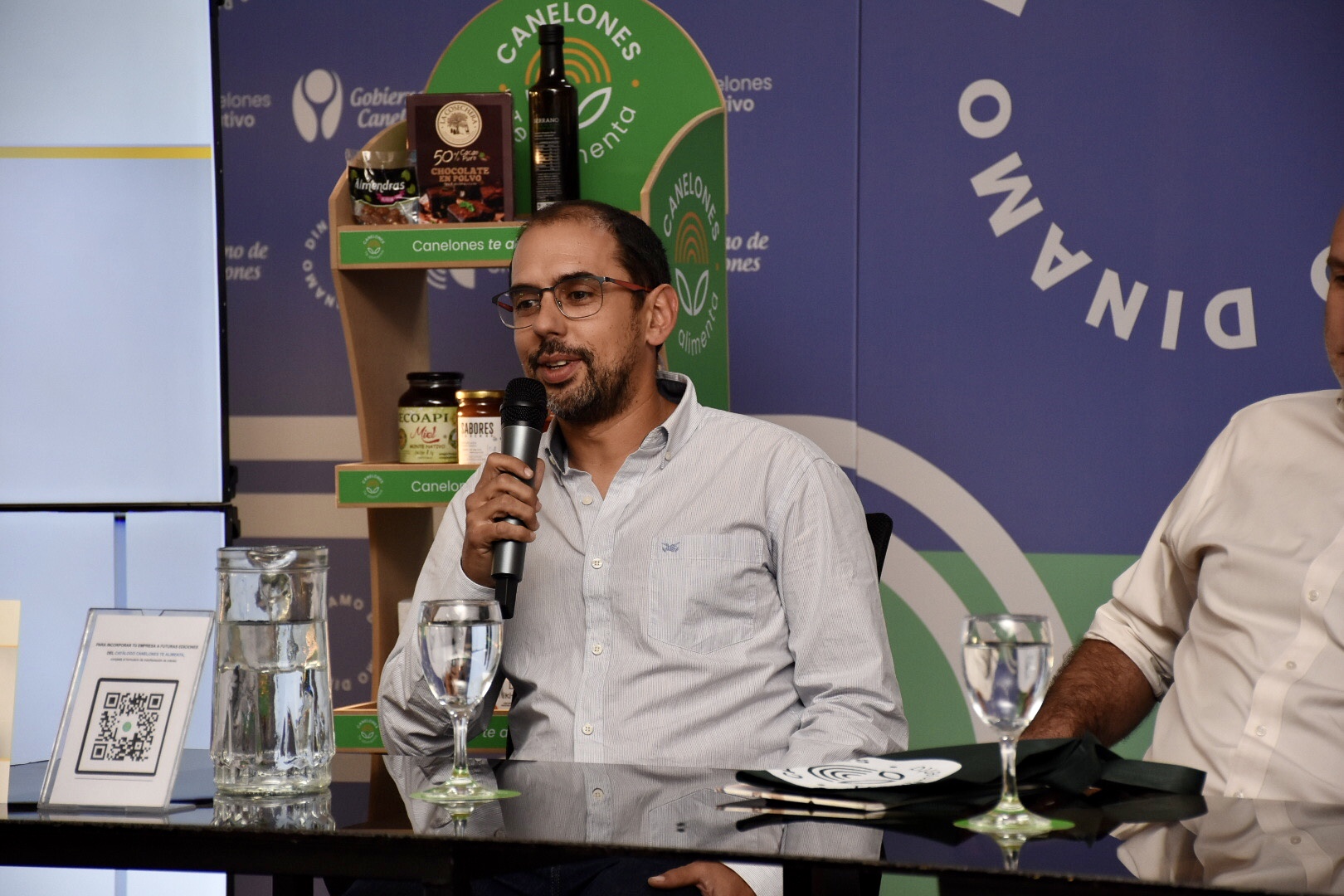 Presidente de la Cámara Empresarial Canaria, Juan Emilio Tarán, en la presentación de Catálogo Canelones te Alimenta