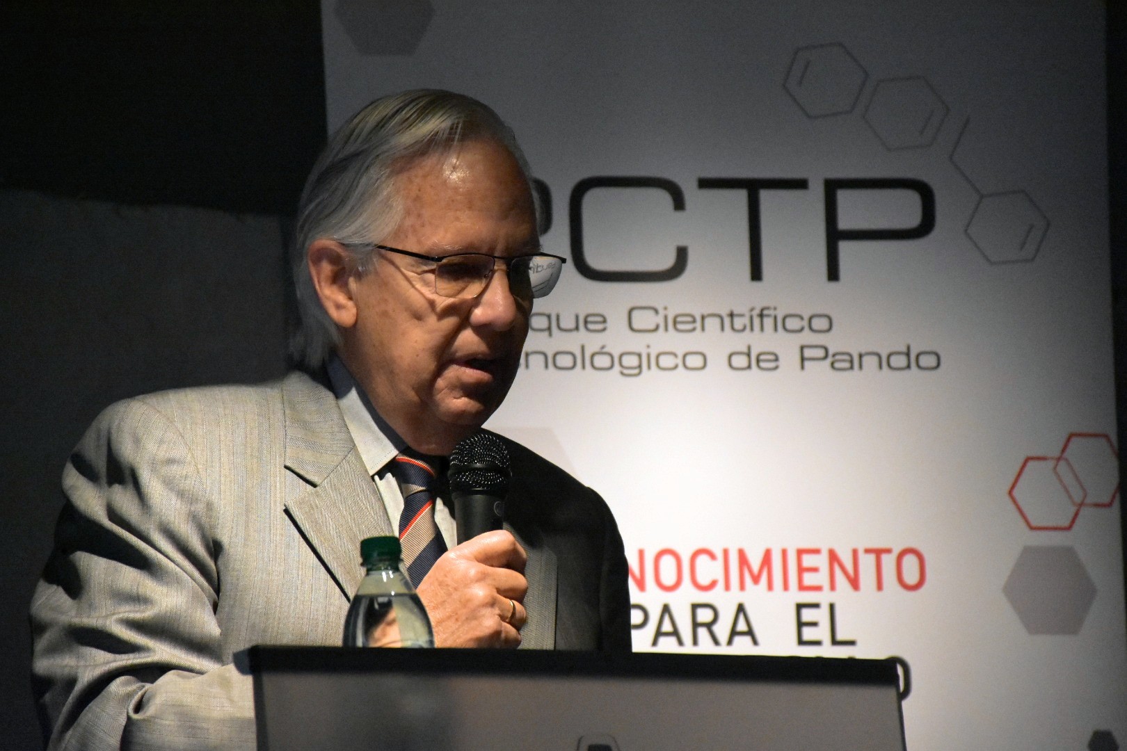 Representante saliente del Directorio PCTP,  Ing. Héctor Ordoqui