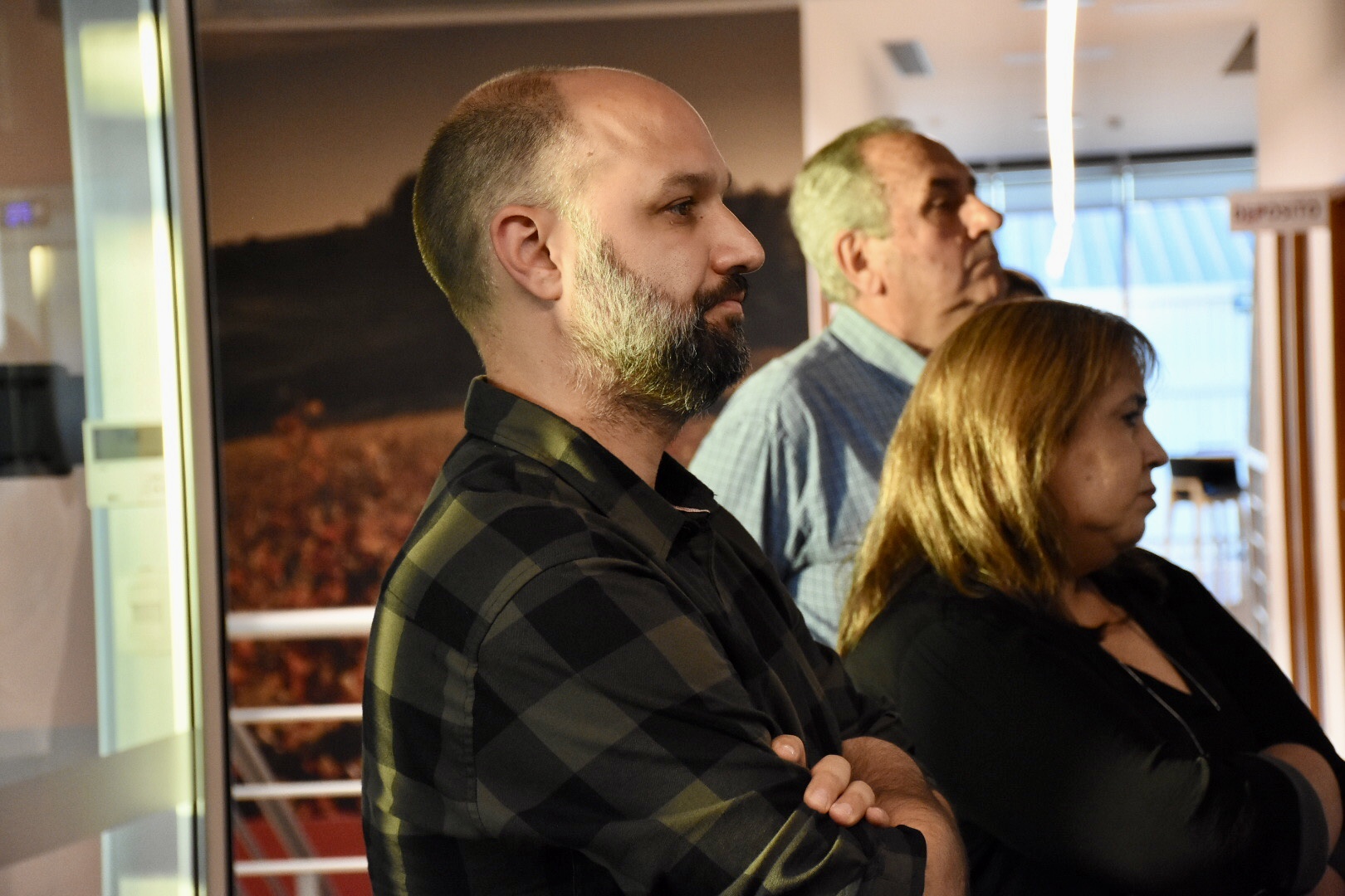 Responsable del Área de Discapacidad de la Intendencia de Canelones,Federico Lezama, en la presentación del avance de obras del Centro de Rehabilitación del Sur 