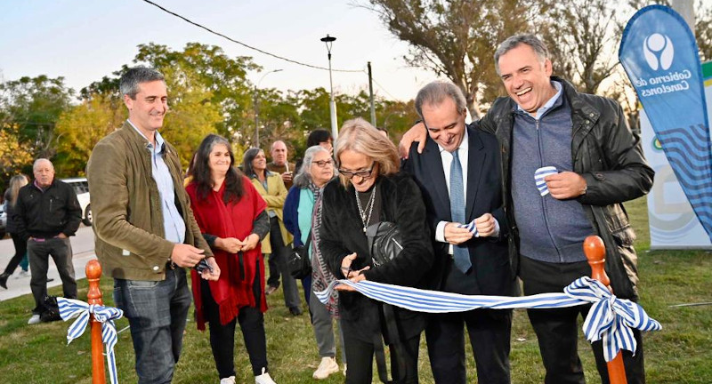 Se inauguraron importantes obras en el parque Clemente Estable de Santa Lucía