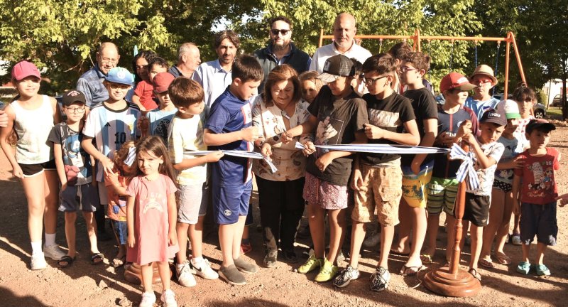 Un espacio público proyectado por los niños de Solymar Norte se hizo realidad