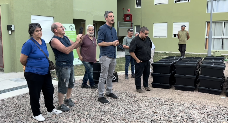 El programa Hogares Sustentables llegó a Santa Lucía y continúa extendiéndose por todo el departamento