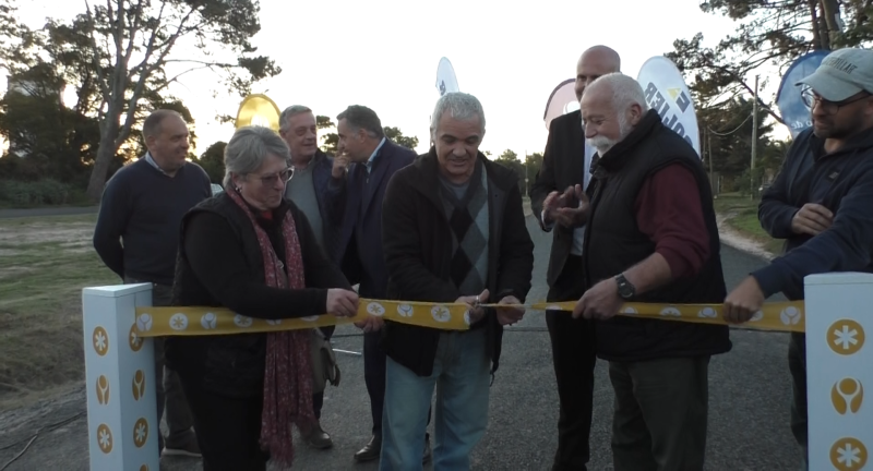 Se inauguraron las obras de pavimentación y pluviales de Pinamar norte con una inversión de $ 15.000.000