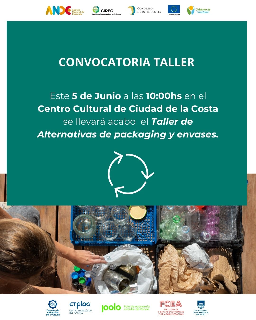 5 de Junio - Taller alternativas de packaging y envases 