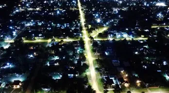 Imagen Se alumbraron diez nuevos kilómetros de calles en la Costa de Oro