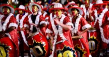 Multitudinario desfile de llamadas se vivió en Ciudad de la Costa 