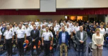 La Intendenta Garrido participó en la asunción de nuevas autoridades de la Jefatura de Policía de Canelones 