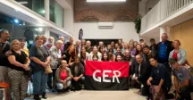 Jóvenes de Las Piedras reflexionan en el marco de los 40 años de democracia 