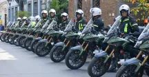 Presentación de recambio de flota de motos para el Cuerpo Inspectivo de Tránsito de Canelones 