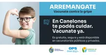Canelones adhiere a la campaña de vacunación contra la gripe del MSP Arremangate 