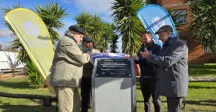Descubrimiento de placa homenaje a Wilson Ferreira Aldunate en ciudad de Canelones 