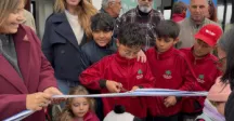 Inauguración de un nuevo centro de barrio en Villa Arejo, Municipio de Canelones 