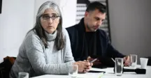 Ministra Etcheverry en intercambio con alcaldes de los municipios acompañada del director de descentralización Ruben Moreno. 