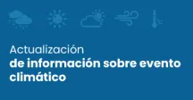 Olaca ilustrativa que dice Reporte del Centro Coordinador de Emergencias Departamental (CECOED) de Canelones 