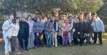 Autoridades y participantes de la casa 