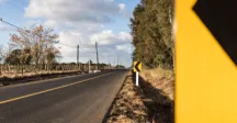 Obras de pavimentación en camino Paso Calleros, municipio de Canelones 