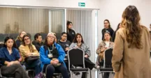 Participantes del taller en el Centro Cultural Río y Palmas 