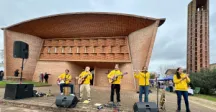 Artístas actuando 