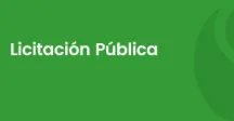 Placa con el texto Licitación Pública 