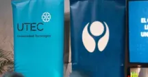 Banners del Gobierno de Canelones y de UTEC 
