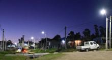 Se inauguraron 70 nuevas luminarias en el barrio Colina Verde de Suárez 